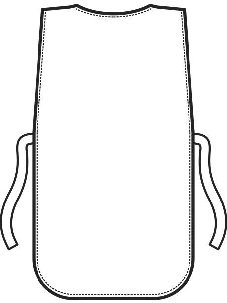 Casacca Poncho da lavoro per donna - retro Casacca Poncho da lavoro donna - retro