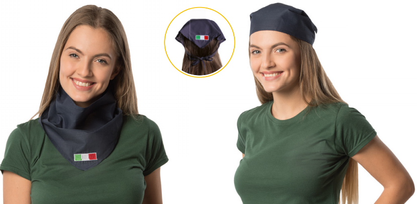 Bandana con bandiera Italia