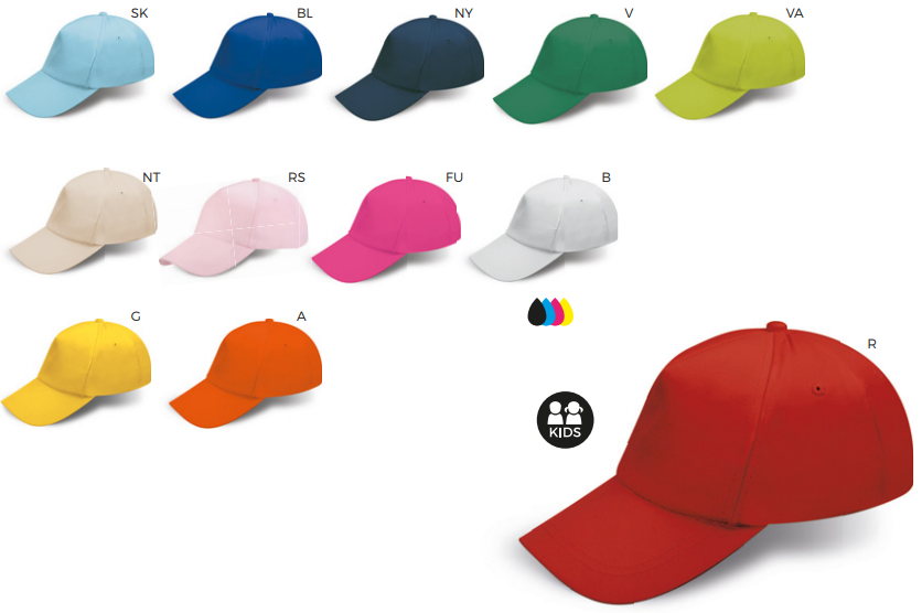 Cappellini con frontino per bambini
