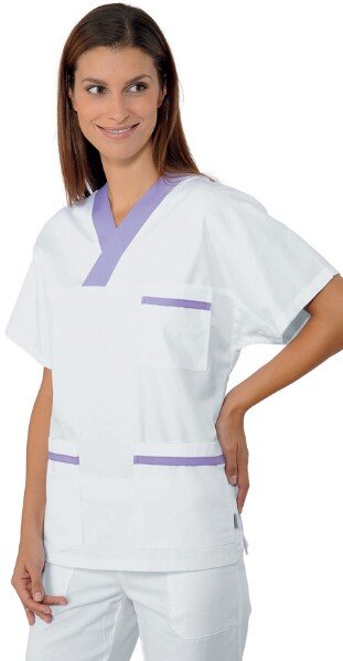casacca sanitaria collo a v