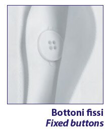 CAMICE MEDICO DAVEMPORT CAMICI CON BOTTONI FISSI COPERTI