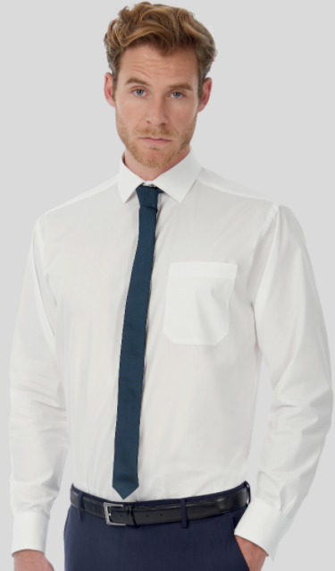 HERITAGE MEN CAMICIA UOMO POPELINE MANICA LUNGA