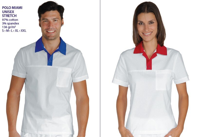 Polo Miami Unisex Maglia da lavoro