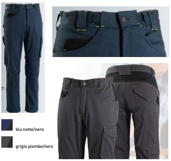 Pantalone da lavoro multi tasche elasticizzato – FLEXY Pantalone da lavoro multi tasche elasticizzato, FLEXY