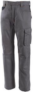 Pantaloni invernali da lavoro multitasche rinforzati - Sigma grigio