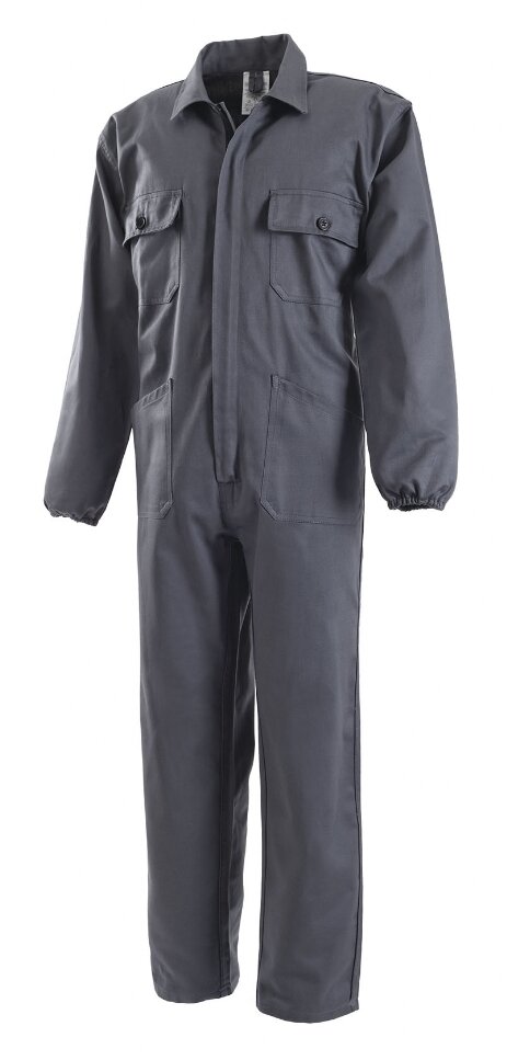 Tute da lavoro BASIC Grigio Tute grigie con elastico vita per magazzinieri, edilizia