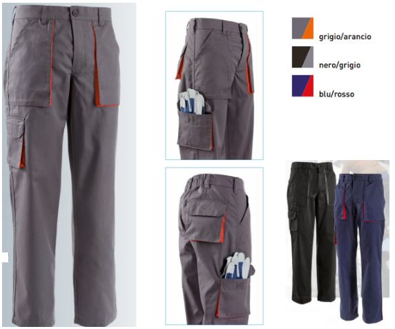 Vendita pantaloni da lavoro modello Gamma Vendita pantaloni da lavoro prezzi ingrosso