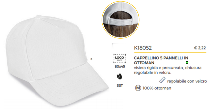 cappelli gadget pubblicitari