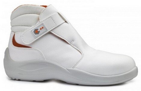 ZINCO - CALZATURE HYGIENE CON PUNTALE PROTETTIVO SCARPA BIANCA ANTINFORTUNISTICA - CROMO