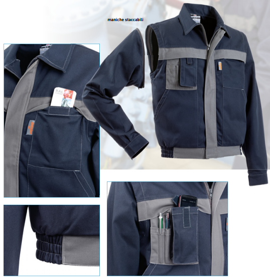 Giubbino da lavoro con cerniera coperta vendita ingrosso giubbino da lavoro vendita ingrosso