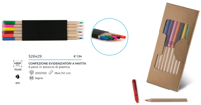 ingrosso matite gadget per la pubblicità