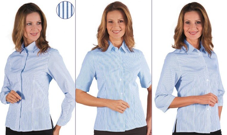 CAMICIA DONNA RIGATINO